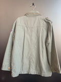 Lange Stoffjacke khaki Gr.122