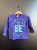 T-Shirt langärmlig violett  Gr.82